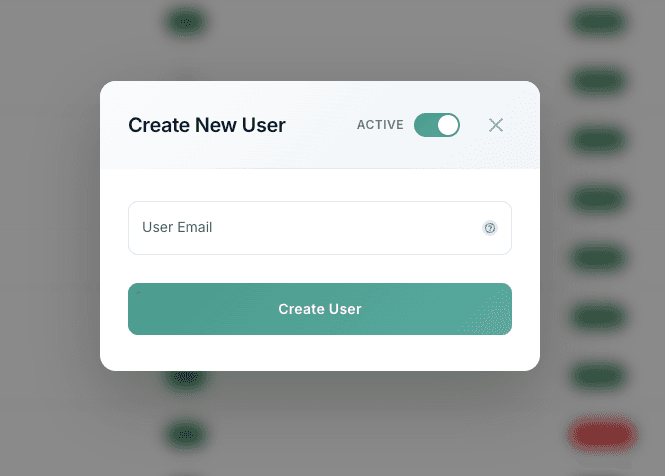 Create user interface